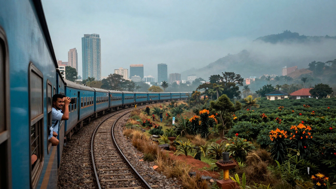 Train journey through Western Ghats connecting city to nature in South India